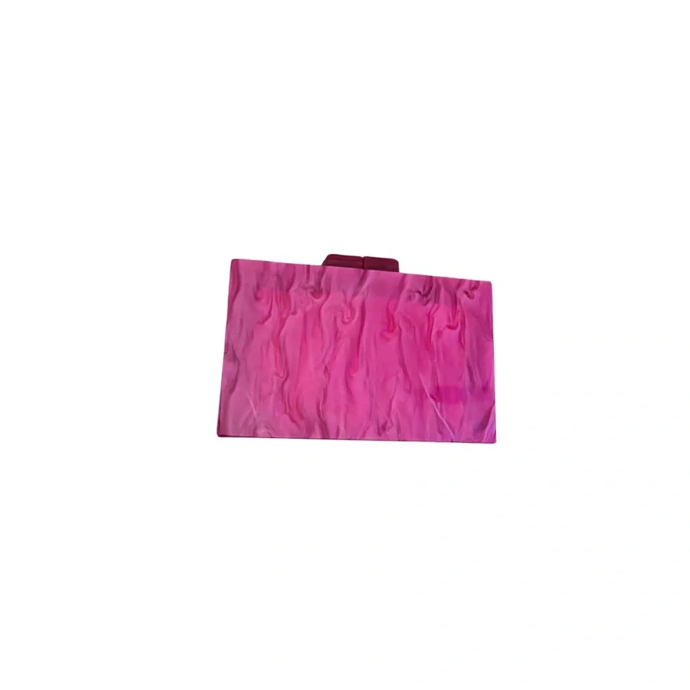Pink Embellished Clutch - Picture 2 of 3